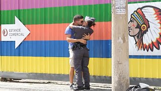 TOP 5 KISSING PRANK IN BRAZIL [upl. by Llenwad]