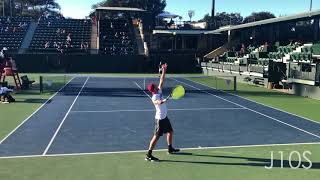 Top Singles Points  College Tennis 2018 Part 1 [upl. by Rainger]