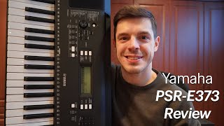 Yamaha PSRE373 Electric Keyboard Review [upl. by Winnie]