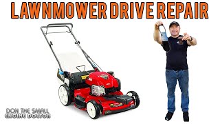 Toro Lawn Mower Wont Self Propel  Belt amp Pulley Replacement [upl. by Ayamat921]