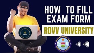 How to Fill RDVV Examination Form [upl. by Nyrual]