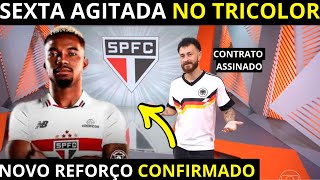 ULTÍMAS NOTÍCIAS SÃO PAULO FC NOTÍCIAS SPFC NOVO REFORÇO DO SÃO PAULO [upl. by Arracot]