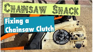 Fixing a Chainsaw Clutch [upl. by Eireva]