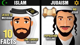 10 Biggest Differences Between ISLAM amp JUDAISM [upl. by Ruyam]