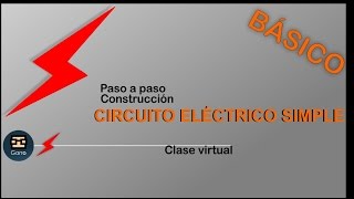 CÓMO HACER UN CIRCUITO ELÉCTRICO SIMPLE  BÁSICO [upl. by Garaway]