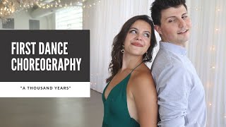 Wedding Dance Choreography to quotA Thousand Yearsquot  Online Tutorial Available [upl. by Ayr]