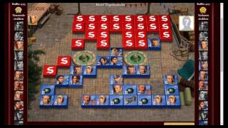 Stratego Full game how to play a marshal blitzer [upl. by Anuahsal]