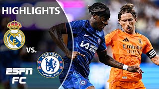 Real Madrid vs Chelsea in Charlotte  Highlights  ESPN FC [upl. by Ai]