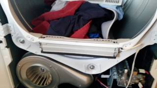 LG Dryer DLG1102 disassembly [upl. by Donaghue]