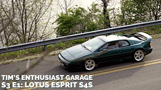 Lotus Esprit S4S  Tims Enthusiast Garage Season 3 Episode 1 [upl. by Cherin497]