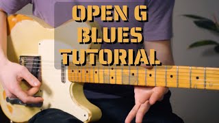 An introduction to Open G tuning  Blues licks cool chords and more [upl. by Cohin383]