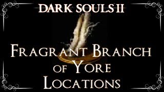 Dark Souls 2  All Fragrant Branch of Yore Locations Unpetrify NPCs [upl. by Aryt613]