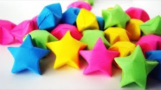 Cómo hacer ESTRELLITAS DE PAPEL ORIGAMI ¡Faciles [upl. by Johnna]