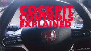 FN2 TypeR In depth Cockpit amp Dashboard tour  The spaceship like Honda Civic [upl. by Ahsik]