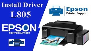 L805 epson driver  New Printer Installation amp Epson L805 Resetter January 2024 [upl. by Nnaassilem469]