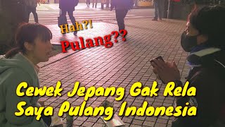 Reaksi Cewek Jepang saat dengar kata quotPulangquot ke Indonesia [upl. by Erdied678]