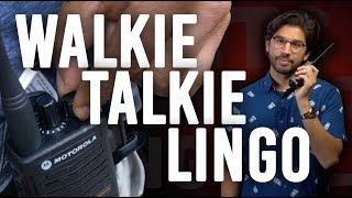 How to Use a Walkie Talkie on Set [upl. by Leay]