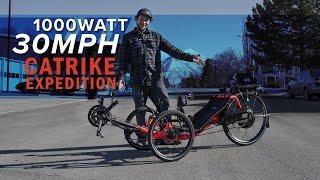 30 MPH 1000 WATT Motorized Electric Catrike Expedition  Another Utah Trikes Custom Build [upl. by Warfield]