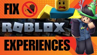 How to Change Allowed Experiences on Roblox 2025 [upl. by Mosora]