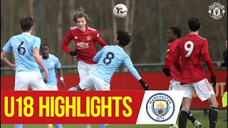 U18 Highlights  Manchester United 42 Manchester City  The Academy [upl. by Firehs]