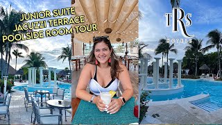 Mexico Travel Vlog TRS Yucatan Hotel REVIEW  Room Tour with Hot Tub on balcony [upl. by Beitris181]