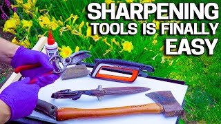 How to Sharpen Pruners amp Garden Tools EASY  Sharpal Review [upl. by Dougherty]