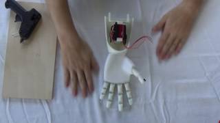 Assembly of 3D Printed Prosthetic Hand  From Thingiverse [upl. by Llenrac]