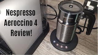 Nespresso Aeroccino 4 Milk Frother Review  Worth upgrading from the Aeroccino 3 [upl. by Magnum]