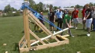 Giant Hybrid Torsion Catapult [upl. by Aikam]