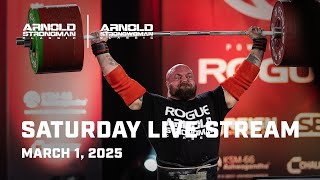 Full Saturday Live Stream  2025 Arnold Strongman Classic [upl. by Eissalc]