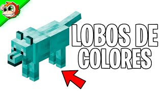 Como Tener Lobos De Colores En MINECRAFT [upl. by Naujid]