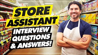 STORE ASSISTANT Interview Questions amp Answers [upl. by Enovahs]