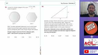 İLAÇ TYT DENEMESİ GEOMETRİ 5 [upl. by Nekcerb]