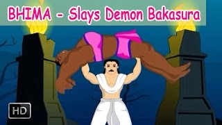 Bhima Stories  Bhima Slays Demon Bakasura [upl. by Sergu]