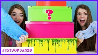 Mystery Box Slime Ingredient Challenge  JustJordan33 [upl. by Ikir773]