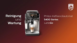 Philips 5400 LatteGo  Reinigung und Wartung [upl. by Yadroc149]