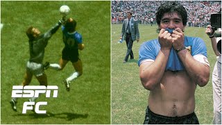 Remembering ‘the tormented genius’ Diego Maradona amp the Hand of God  ESPN FC [upl. by Niak]