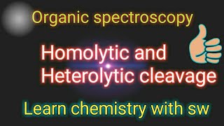 Mass spectrometryHomolytic and Heterolytic cleavageLec6 [upl. by Nomelihp533]