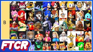 We Ranked EVERY Sonic Character [upl. by Inva]