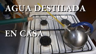 Como Hacer Agua Destilada en Casa [upl. by Inaluahek]