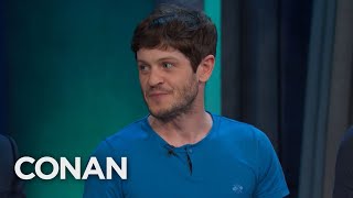 Kit Harington Really Punched Iwan Rheon In The Battle Of The Bastards  CONAN on TBS [upl. by Oralie]