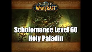 Scholomance Level 60 Holy Paladin PoV  Almost No Commentary [upl. by Yrok]