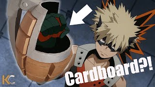 Making Bakugos Gauntlet from CARDBOARD  DIY  My Hero Academia [upl. by Paddie]