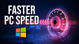 How to Increase Your PC Speed for FREE Best Settings [upl. by Steel]