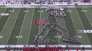 The Ohio State University Marching Band Michael Jackson Tribute Oct 19 2013 [upl. by Enylcaj]