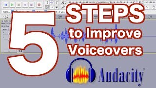 5 STEPS to Improve Your VOICEOVER in Audacity [upl. by Delia]