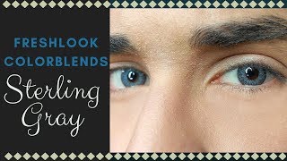 Freshlook Colorblends  Sterling Gray Contacts [upl. by Llednav859]