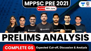 MPPSC Pre 2021  Paper 1 Analysis  Complete GS  Answer Key  MPPSC Prelims 2021 Expected Cutoff [upl. by Khalsa]