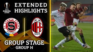 Sparta Prague vs AC Milan Extended Highlights  UCL on CBS Sports [upl. by Akinna]