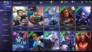 Mobile Legends Top Heroes and Skins [upl. by January243]